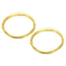 Half Hard Brass Wire, 2Pcs 21Gauge/0.7mm Diameter 10m/32.8ft Craft Wire