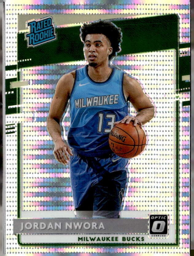 2020 Donruss Optic Fanatics #189 Jordan Nwora(H) Milwaukee Bucks