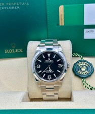 Rolex 214270 2019 Black Dial Box & Papers