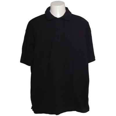 Pierre Cardin, Poloshirt, Größe: XXL, Schwarz, Baumwolle, Einfarbig, Herren #YbF