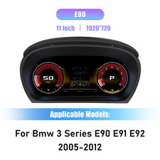 Kombiinstrument LCD f�r BMW 3 Serie E90 E91 E92 Tachometer virtuelles Cockpit