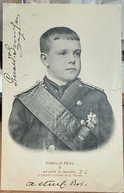Antique Portugal Royal Family Infante D Manuel II Future King Postcard Child