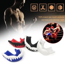 Boxing MMA Sparring Muay Thai Taekwondo Sports Mouth Protector Guard Black