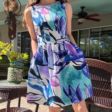 Vince Camuto Pleated Dress