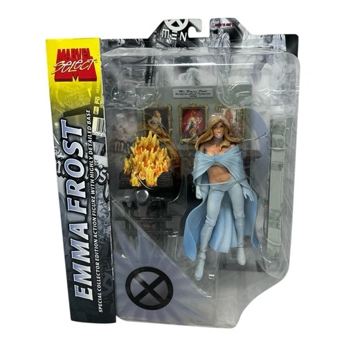Diamond Select Marvel Comics X-Men EMMA FROST White Queen Action Figure Vintage