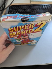super mario bros 2 nes box, cover no manual
