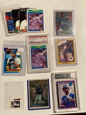 1989 Ken Griffey Jr Rookie bowman 259 mothers cookies 1990 score rising stars