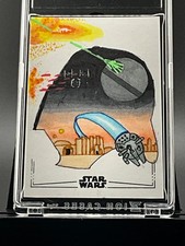 Topps Star Wars Silver Foil Sketch Card by Mike Davidson