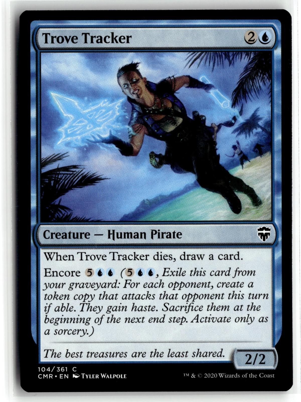 TROVE TRACKER 104 COMMON COMMANDER LEGENDS MAGIC: THE GATHERING LIGHTLY PLAYED