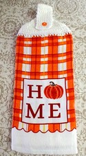 Kitchen Dish Towel With A Crochet Top ~ Home