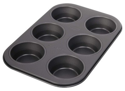 Dr. Oetker - Tradition 6er Muffin-Backform 1483 Muffin- Form Backblech 19x28x3cm