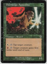 Magic the Gathering TCG Thornscape Apprentice C Invasion 215