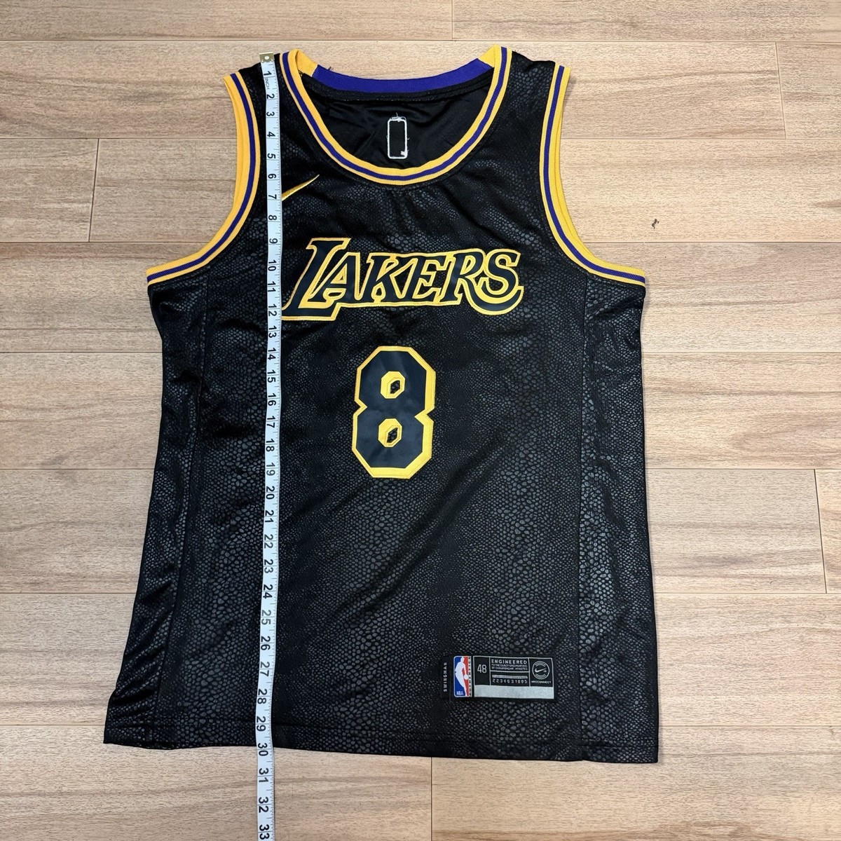 Nike Kobe Bryant Black Mamba Lakers City Edition Swingman #8