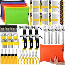 114 Pcs Christmas Mini Operation Tool Kit Emergency Compact Tool Set with Bag...