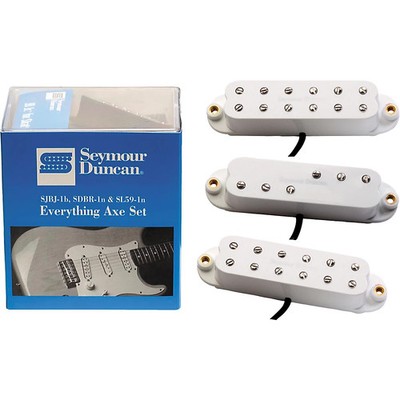 Seymour Duncan Everything Axe SingleCoil Electric Guitar Pickup Set White