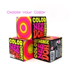 Nee Doh Color Change Squishy Stress Fidget Groovy Glob Blue/Yellow/Pink NEW