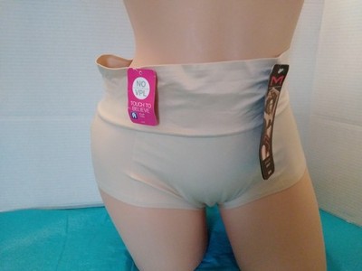 Maidenform Brief Shaper Panties  L Nude High Waist 1864 No Visible Lines