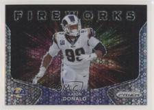 2020 Panini Prizm Fireworks No Huddle Prizm Aaron Donald #20 lw9