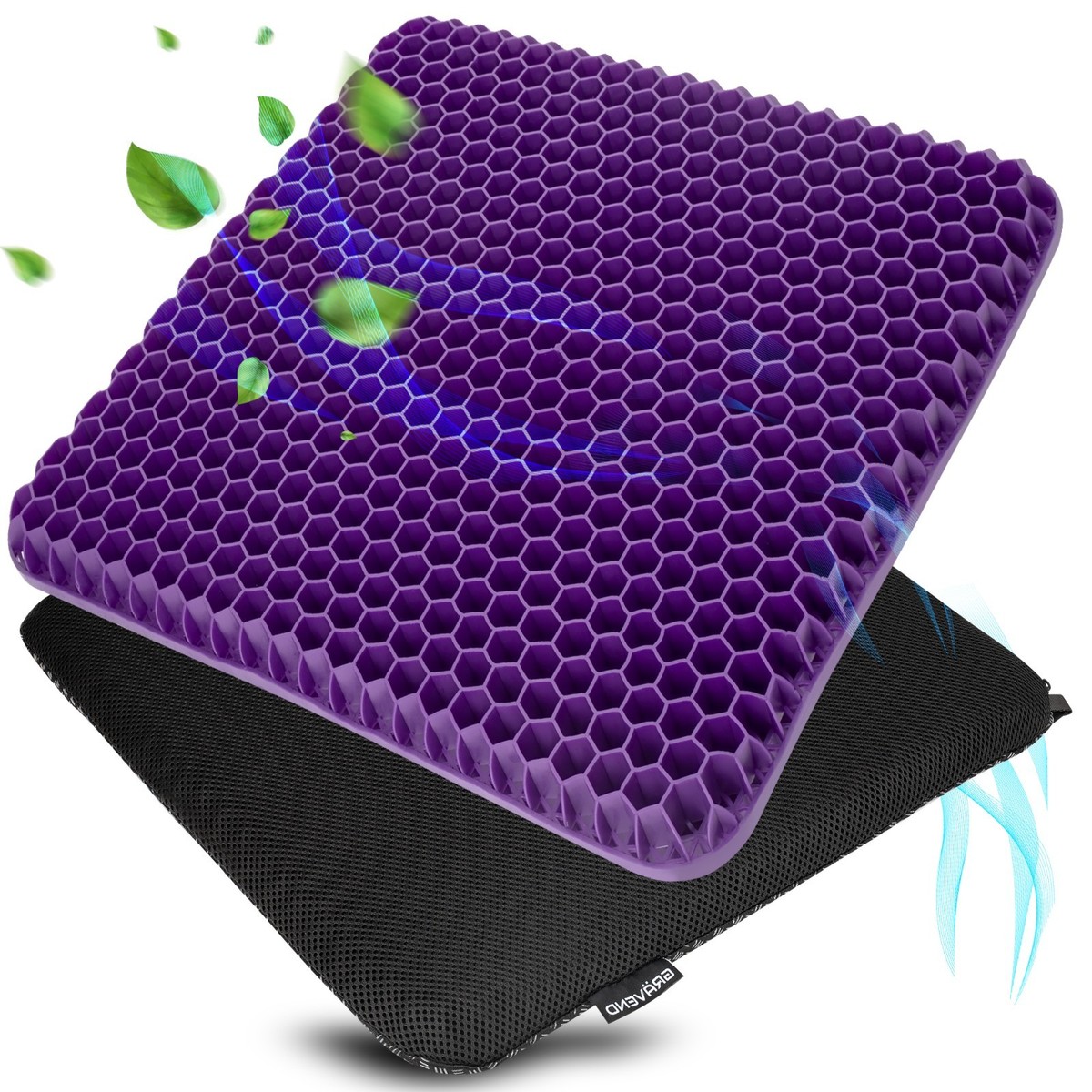 Gel Seat Purple Portable Cushion Gel Seat Cushion For Office Chair