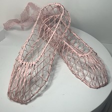 Pink Wire Ballet Slippers Wall Hanging Decoration