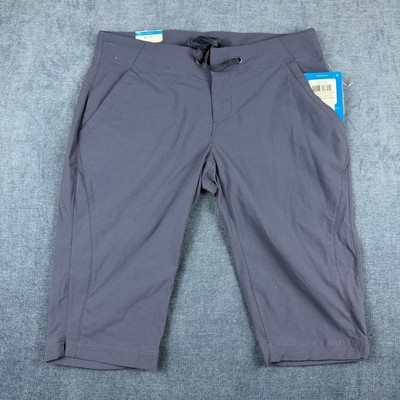 Columbia Anytime Outdoor Shorts Womens 2 Blue Omni Shield Advanced Repellency