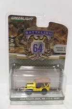 Greenlight Battalion 64 CHASE 1949 WILLYS JEEP US ARMY Series 3 1:64