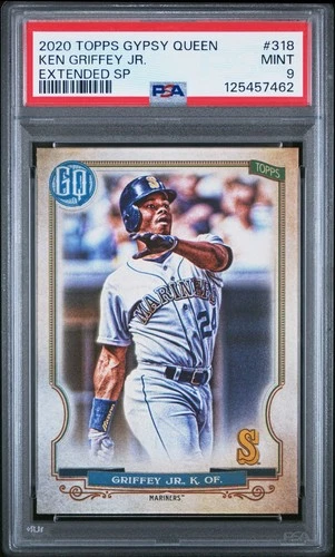 Ken Griffey Jr. 2020 Topps Gypsy Queen Extended SP PSA 9 Mint #318 Mariners