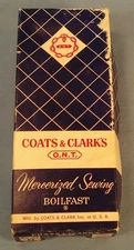Coats and Clark Thread. 12 Spools in Box 21-B