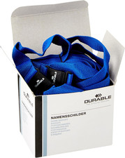 Textile Lanyard 20 Mm Blue  Pack of 10 Necklaces  Includes Safety Release  Ho