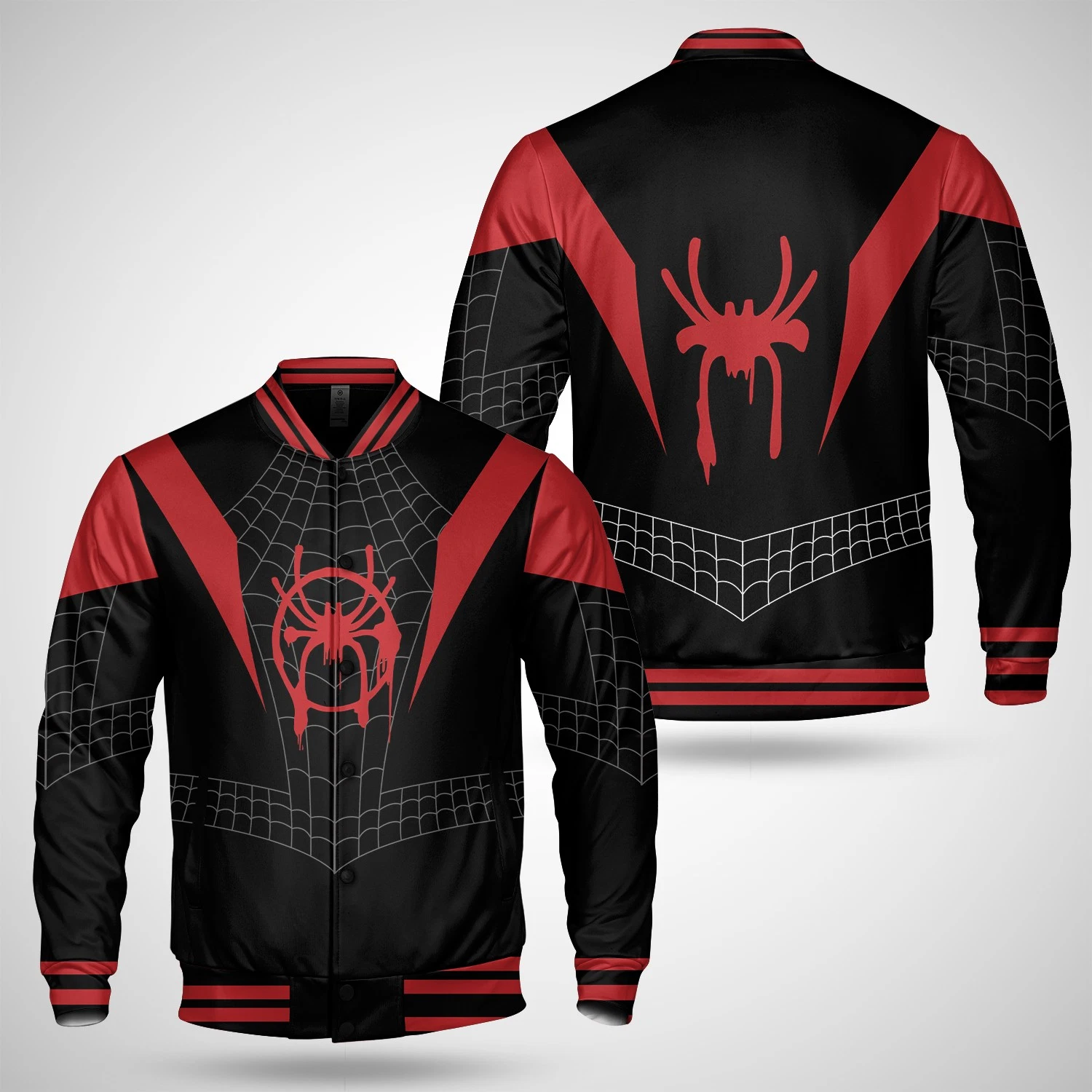 Spiderman Miles Morales Cosplay Bomber Jacket