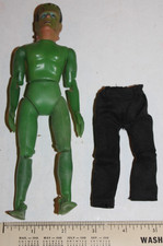 1974 VTG AHI Azrak Hamway 8" Frankenstein Figure Green Body Soft Head w Pants