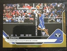 AJ Dybantsa 2025-26 Bowman U NOW Basketball BIG 12 History #50 Gold 1/50 BYU SSP