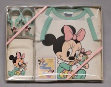 Vintage 1984 Disney Babies Minnie 3 Piece Set Size Newborn To 6 Months