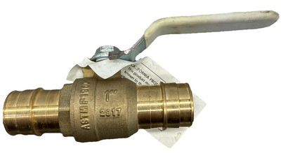 #ad ProFlo 1 In Brass Full Port Ball Valve $12.71