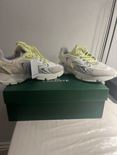 White Lacoste Sneakers New with Tags and Box Size 6 Excellent Condition Trainers