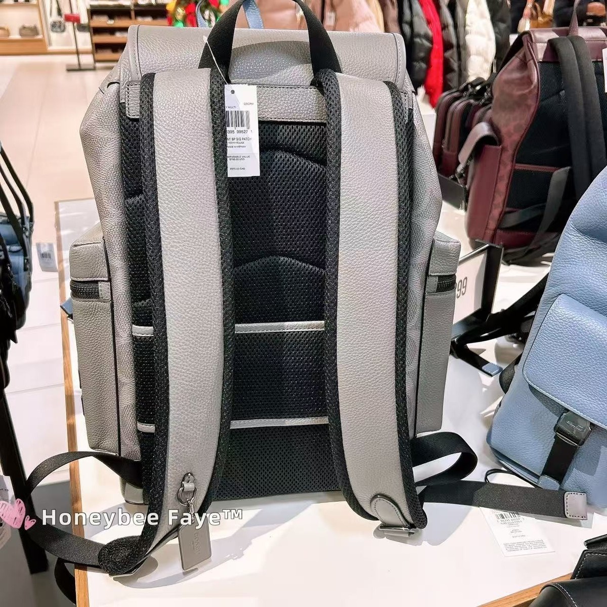 NWT Coach MEN's Sprint Backpack In Maxi Signature Canvas With