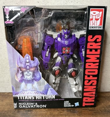 Transformers Generations Titans Return Nucleon and Galvatron Brand New Sealed