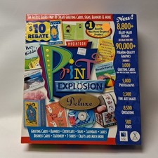 Print Explosion Deluxe Software For MAC Custom Design Cards Signs Banners