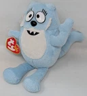 Ty Beanie Babies Yo Gabba Gabba Toodee Blue White Retired Plush With Tags VTG