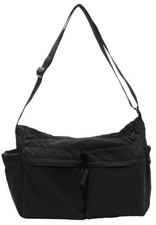 Nylon Large Crossbody Messenger Bag for Women Slouchy Multi-pocket Shoulder T...