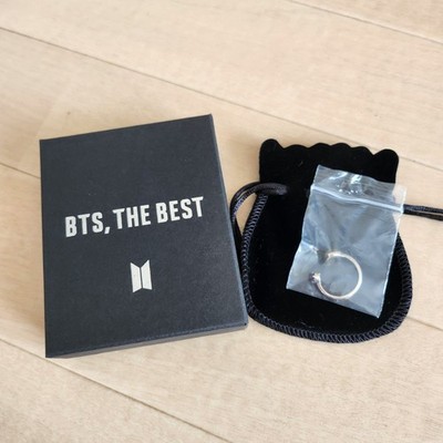 BTS THE BEST Official Ring with Purple Amethyst Stone Jewelry Silver925