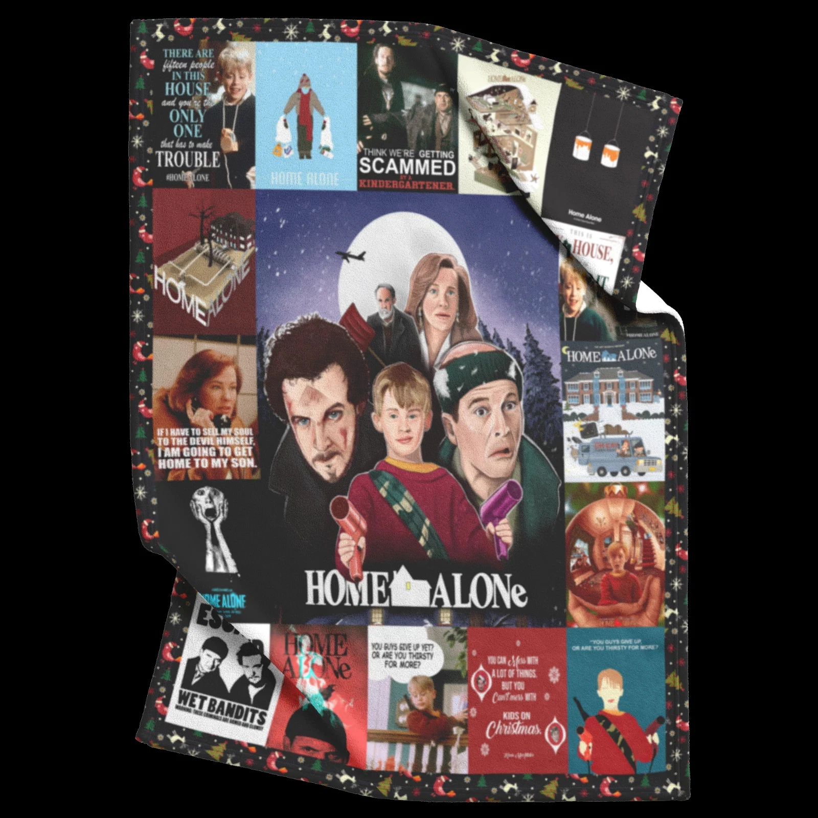 Home Alone Blanket, Home Alone Movies Fleece, Blanket