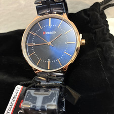 CURREN Luxury Brand Watch Mens Analog Full Steel Quartz Watch Business NWT 4