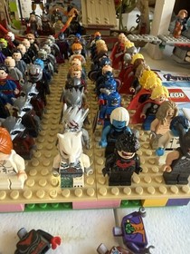 Massive LEGO Marvel Lot Sets, Mini Figures, Manuals, Extras Estate Collection