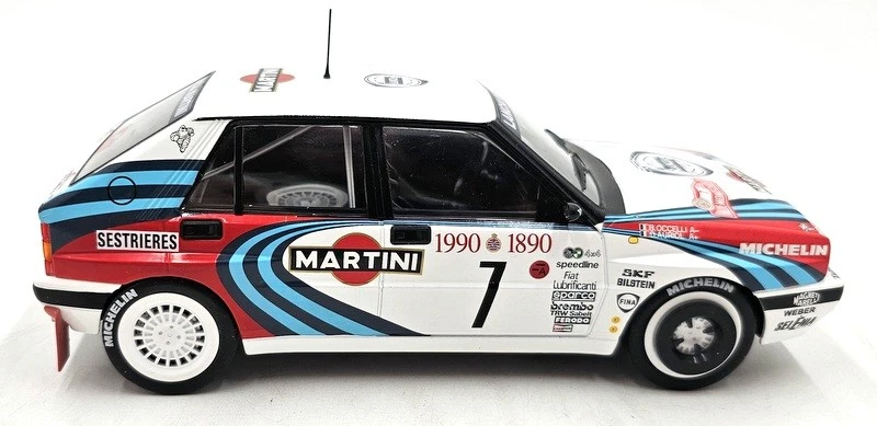 Altaya 1/18 Scale Diecast 26624C - Lancia Delta #7 D.Auriol 1990 Martini - Image 4 of 4