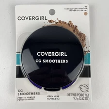 CoverGirl CG Smoothers Pressed Powder, Translucent Medium 715, 0.32 oz