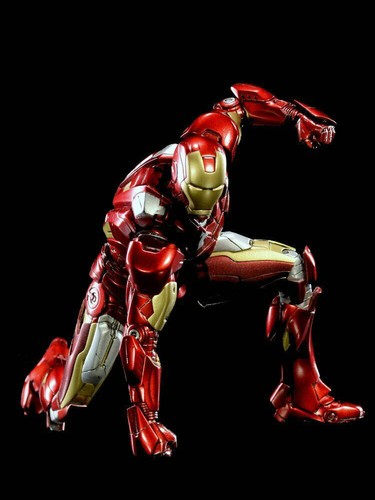 COMICAVE 1/12 Iron Man MK7 Figura pressofusa Bambola Modello Collezione Giocattoli Regalo - Foto 5 di 7