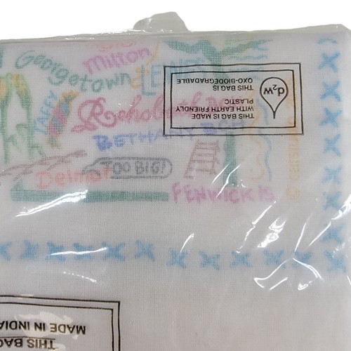 Catstudio Delaware Towel Dish Hand Tea Geography Souvenir Kitchen Cotton NEW 1A - Picture 9 of 9