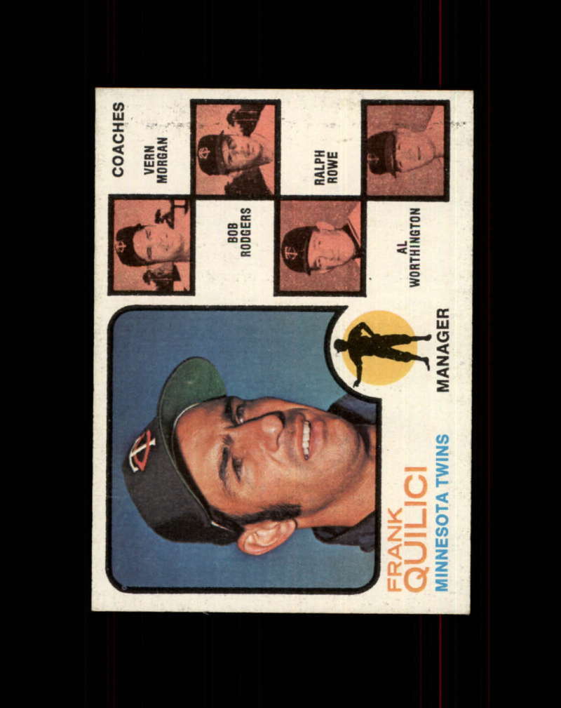 1973 Topps Baseball #049 Frank Quilici MG STARX 7 NM CS43562 | eBay