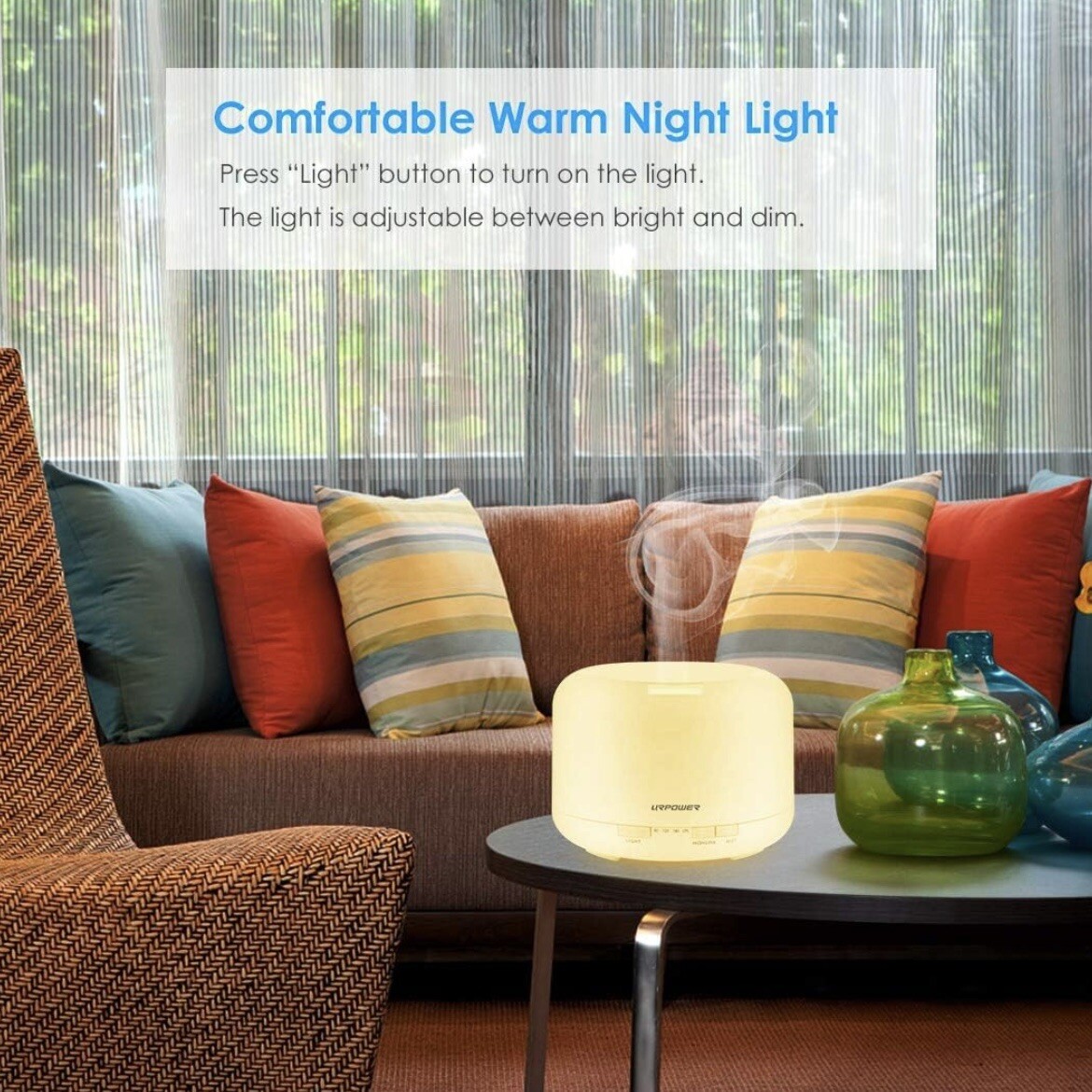 Ultrasonic Aromatherapy Essential Oil Diffuser Humidifier for Relaxation-image